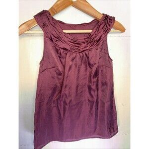 Ann Taylor LOFT Women’s Small Purple Sleeveless Blouse Tank Top